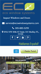Mobile Screenshot of ecowindowsystems.com